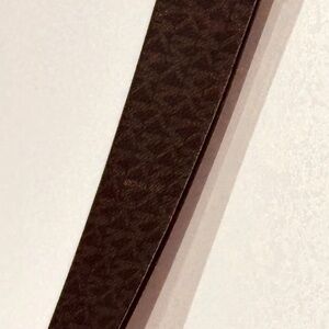 Twist Reversible Belt -Michael Kors Brown Patterned Belt